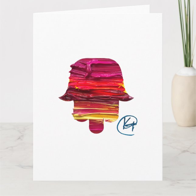 Carte De Remerciements Hamsa Studio Art (Devant)