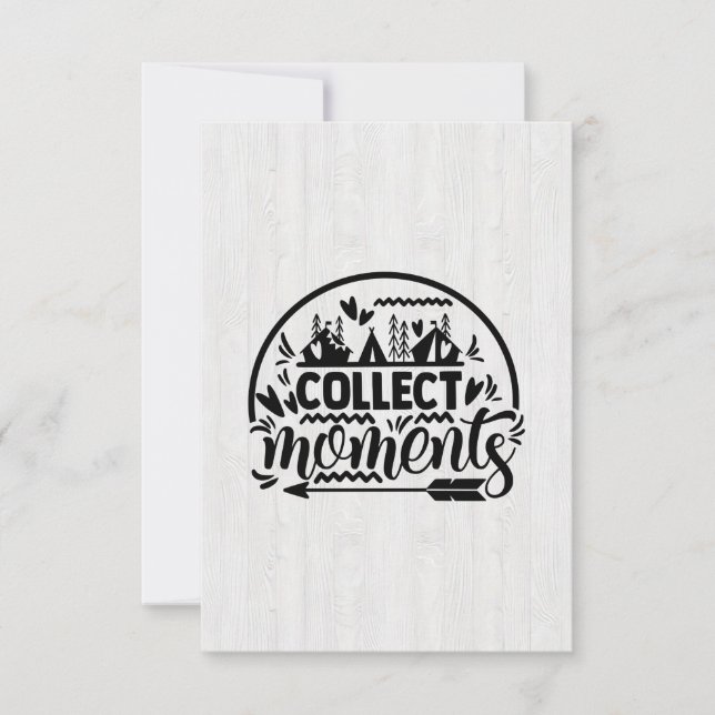 Carte De Remerciements Happy Camper Collect Moments (Devant)