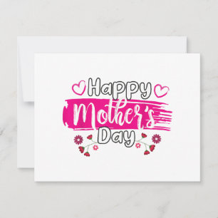 Carte De Remerciements Happy Mother's Day 2025 Tshirt pour Femmes Maman G