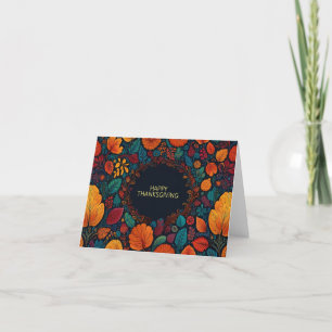 CARTE DE REMERCIEMENTS HAPPY THANKSGIVING