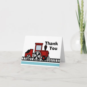 Carte De Remerciements Happy Tracks Choo Choo