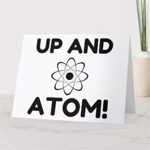 CARTE DE REMERCIEMENTS HAUT ET ATOM