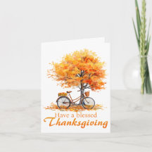 Have a Blessed Thanksgiving Greeting Card