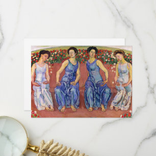 Carte De Remerciements Heilige Stunde par Ferdinand Hodler