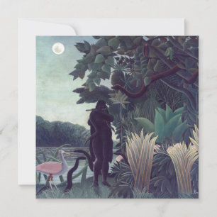 Carte De Remerciements Henri Rousseau - La Charmeuse de serpents