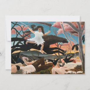Carte De Remerciements Henri Rousseau - La guerre