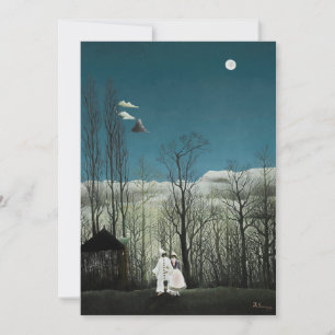 Carte De Remerciements Henri Rousseau - Soirée de Carnaval