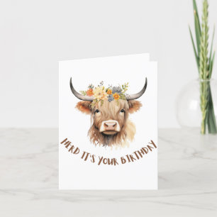 Carte De Remerciements Herd c'est ton anniversaire