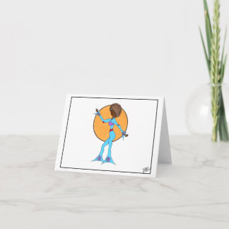 Carte De Remerciements HEUREUSE DANSE Blank