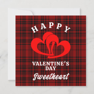 CARTE DE REMERCIEMENTS HEUREUSE SAINTE-VALENTIN SWEETHEART