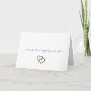 Carte De Remerciements heureux pour toujours