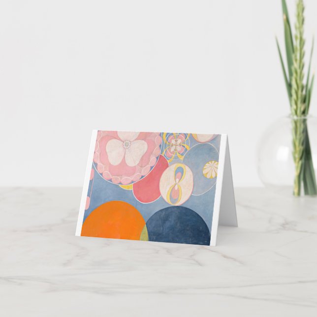 Carte De Remerciements Hilma af Klint Les Dix Plus Grands (Devant)
