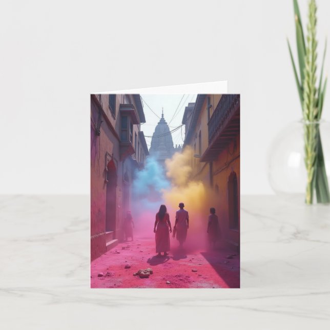 Carte De Remerciements HINDU Pourquoi pourchasser les arc-en-ciel quand i (Devant)