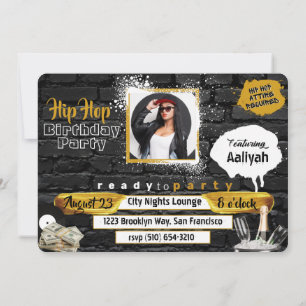 Carte De Remerciements hip hop de la vieille école des années 90 Photo