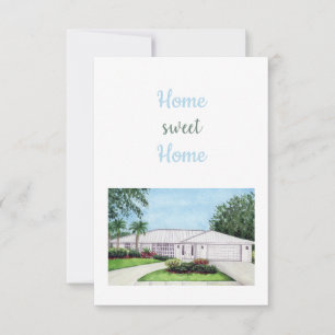 Carte De Remerciements Home Sweet Home Card