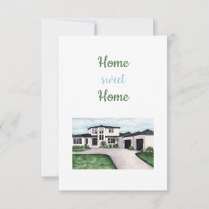 Carte De Remerciements Home Sweet Home Card
