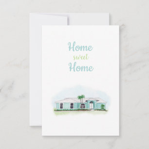 Carte De Remerciements Home Sweet Home Card