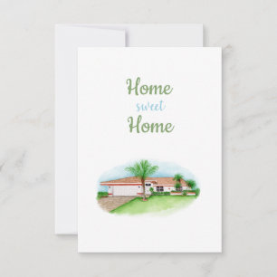 Carte De Remerciements Home Sweet Home Card