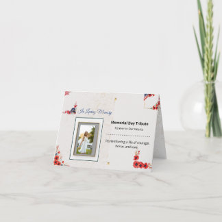 Carte De Remerciements Hommage à la Mémoire Aimée