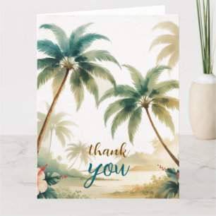 Carte De Remerciements Honolulu Voyage Hawaïen de style vintage