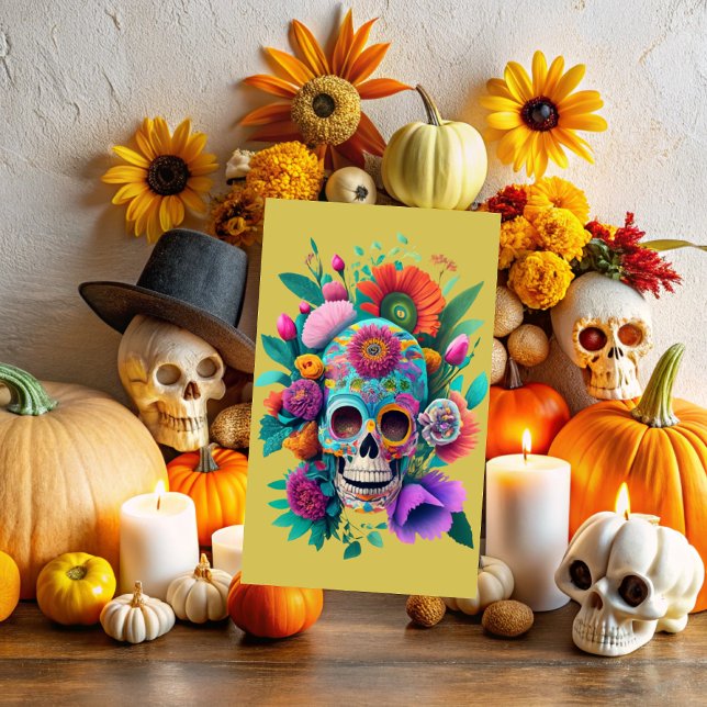 Carte De Remerciements Honremos a nuestros difuntos en esta festividad (Créateur téléchargé)