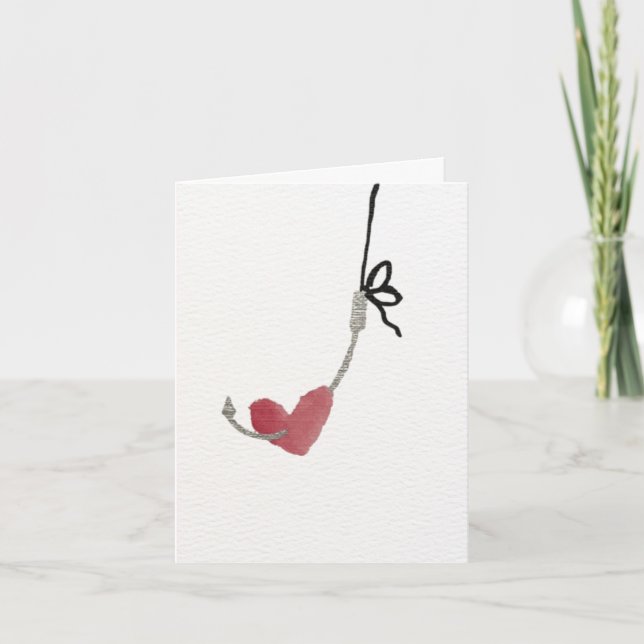 Carte De Remerciements Hooked on You Valentine's Day Card (Devant)