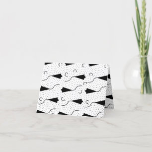 Carte De Remerciements Horizontal, Quill Grey Folded Thank You Card