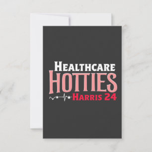 Carte De Remerciements Hôtels de santé pour Harris 24 Election Kamala