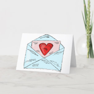 Carte De Remerciements I LOVE You add your own text
