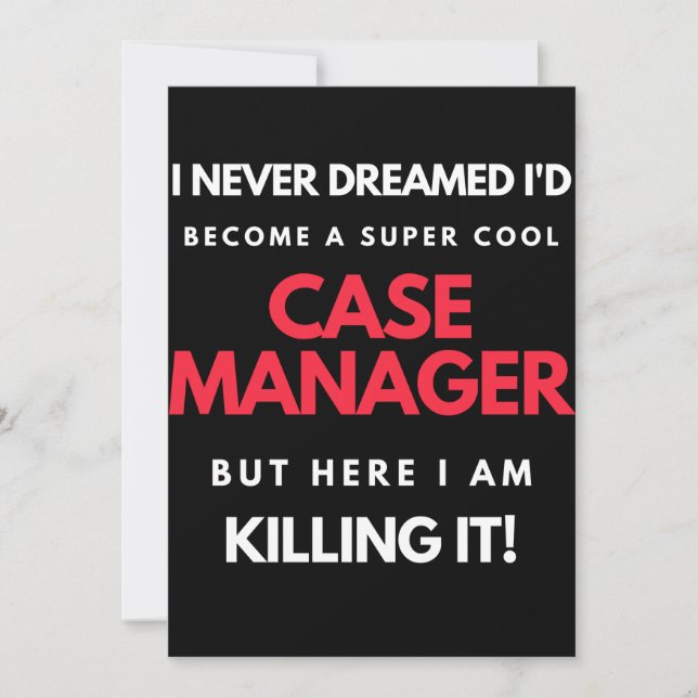 Carte De Remerciements I Never Dreamed I'd Become A Super Cool Case (Devant)