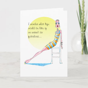 Carte De Remerciements I wonder what life would be like