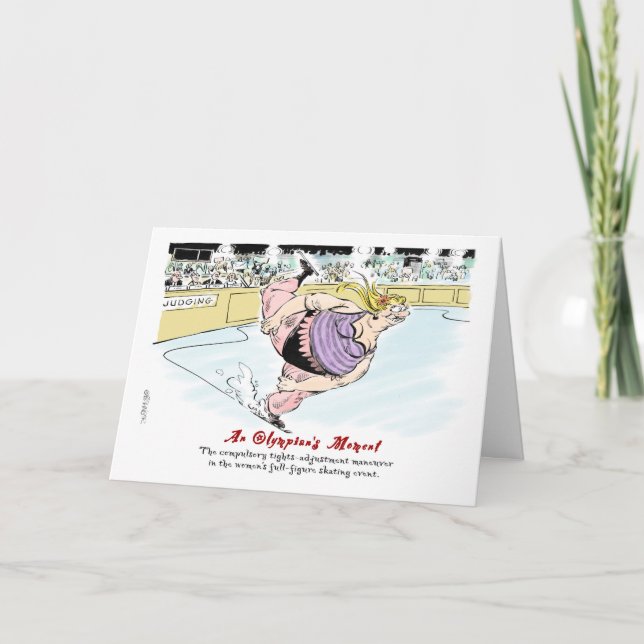 Carte De Remerciements Ice Skating Coach thank you card (Devant)