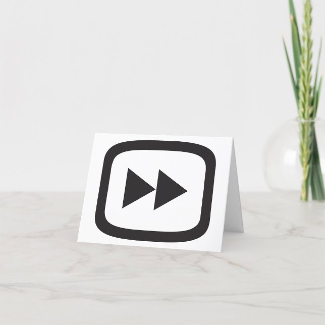 Carte De Remerciements Icône Avancer Rapide (Créateur téléchargé)