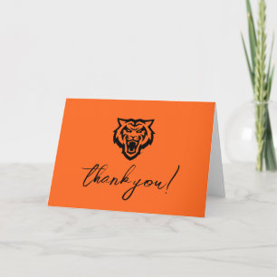Carte De Remerciements Idaho State University Bengals Spirit Design