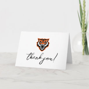 Carte De Remerciements Idaho State University Bengals Spirit Design