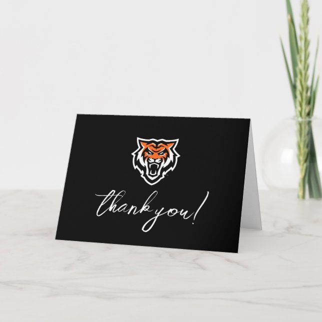 Carte De Remerciements Idaho State University Bengals Spirit Design (Devant)