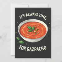 Il est toujours temps pour la soupe de tomate Gazp