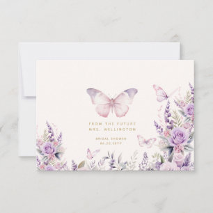 Carte De Remerciements Il lui donne des papillons Shower de mariage