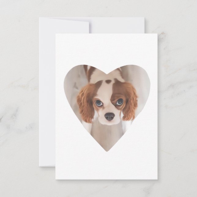 Carte De Remerciements Image du coeur (Devant)