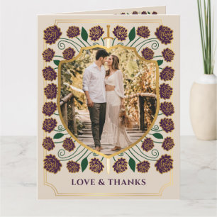 Carte De Remerciements Imaginaire médiéval de l'épée et du bouclier Maria