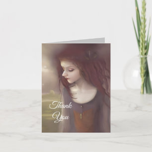 Carte De Remerciements Imaginaire Whimsical Petite Fée