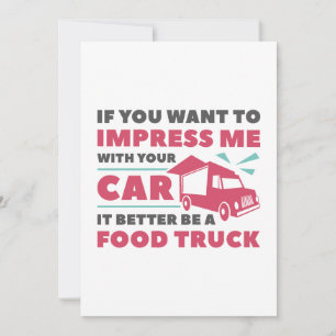 Carte De Remerciements Impress Food Truck
