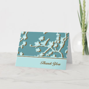 Carte De Remerciements Impression Robin vintage