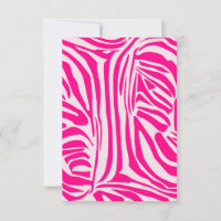 Impression zèbre rose