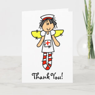 Carte De Remerciements Infirmière Angel
