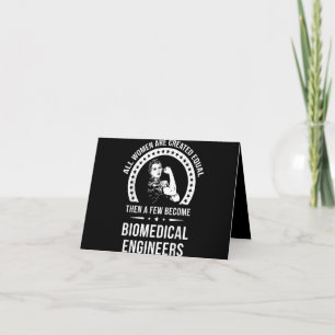 Carte De Remerciements Ingénieur Biomédical Pour Femmes Ingénieur Biomédi