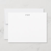 Initiales minimalistes de monogramme Art Déco Blan