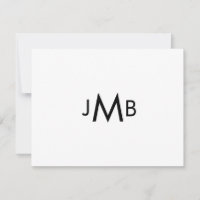 Initiales monogrammes minimalistes, modernes à pla
