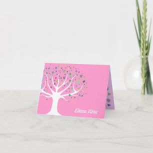 Carte de remerciements Invitation de l'arbre de vi