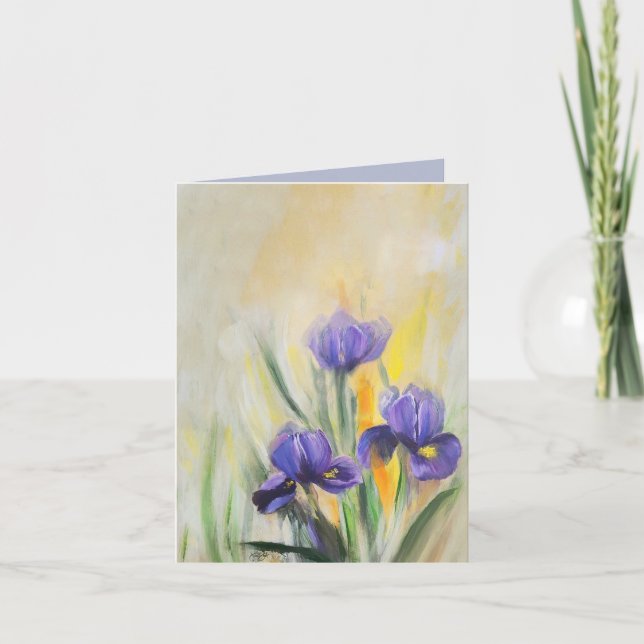 Carte De Remerciements Iris (Devant)